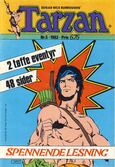 Cover for Tarzan (Atlantic Forlag, 1977 series) #5/1983