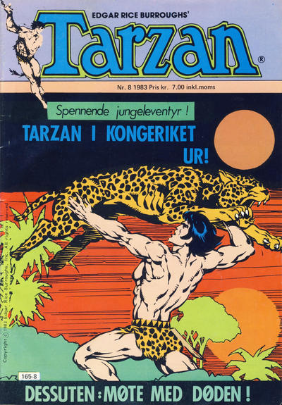Cover for Tarzan (Atlantic Forlag, 1977 series) #8/1983