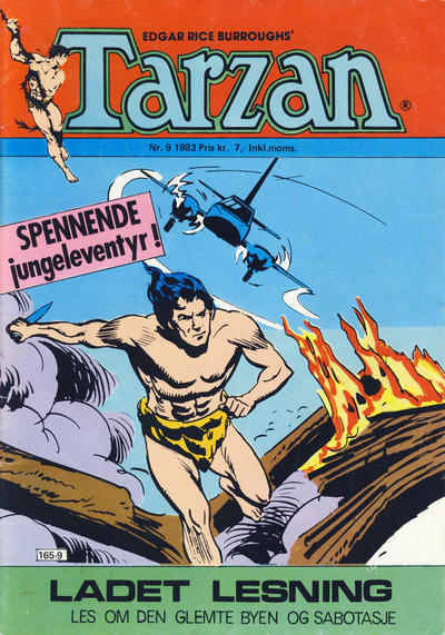 Cover for Tarzan (Atlantic Forlag, 1977 series) #9/1983