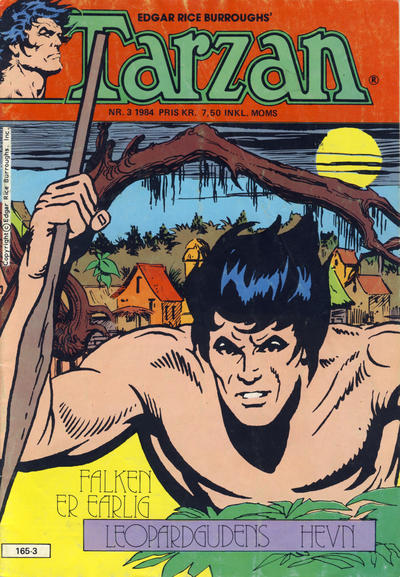 Cover for Tarzan (Atlantic Forlag, 1977 series) #3/1984