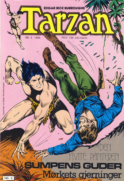 Cover for Tarzan (Atlantic Forlag, 1977 series) #5/1984