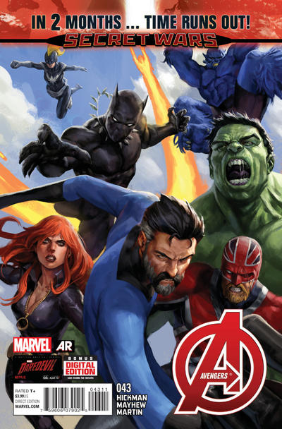 Cover for Avengers (Marvel, 2013 series) #43