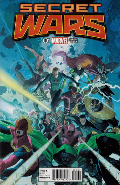 Cover for Secret Wars (Marvel, 2015 series) #1 [Esad Ribic Retailer Incentive Promo Variant]