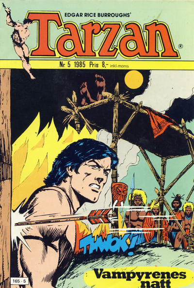 Cover for Tarzan (Atlantic Forlag, 1977 series) #5/1985
