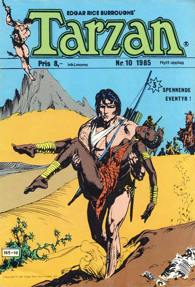 Cover for Tarzan (Atlantic Forlag, 1977 series) #10/1985
