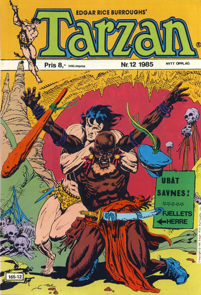 Cover for Tarzan (Atlantic Forlag, 1977 series) #12/1985