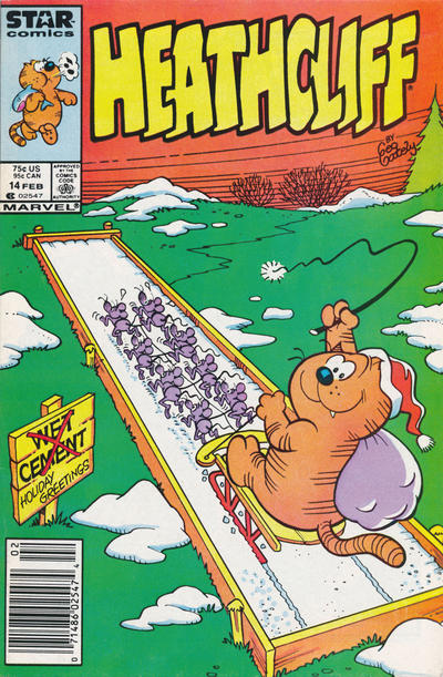 Cover for Heathcliff (Marvel, 1985 series) #14 [Newsstand]