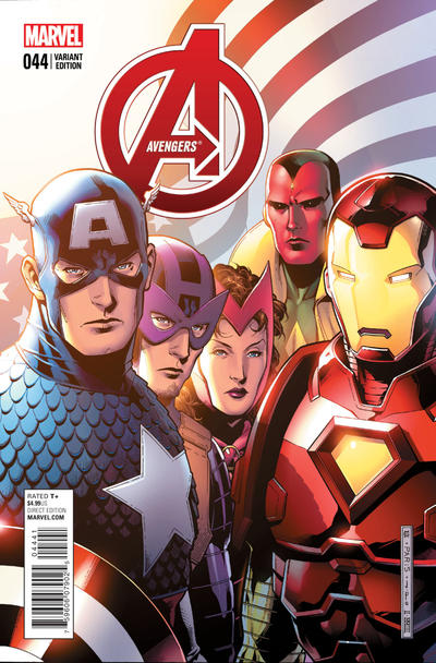 Cover for Avengers (Marvel, 2013 series) #44 [Jim Cheung]
