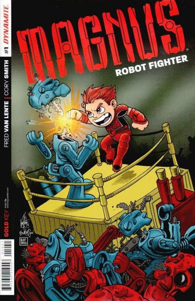 Cover for Magnus Robot Fighter (Dynamite Entertainment, 2014 series) #1 [Ken Haeser Retailer Incentive Cover]