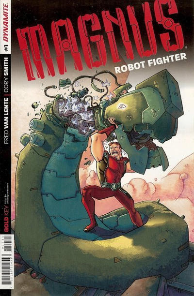 Cover for Magnus Robot Fighter (Dynamite Entertainment, 2014 series) #1 [Scott Wegener Retailer Incentive Cover]
