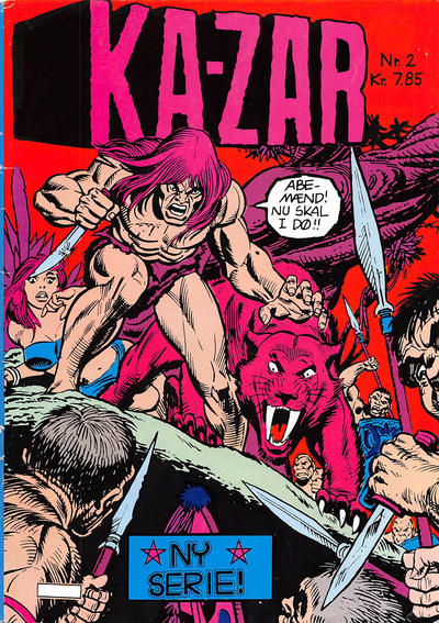 Cover for Ka-Zar (Winthers Forlag, 1983 series) #2
