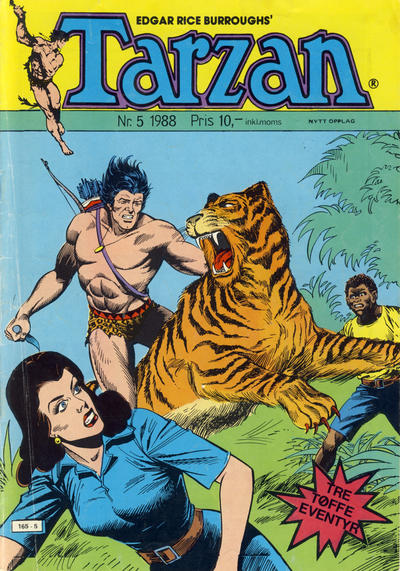 Cover for Tarzan (Atlantic Forlag, 1977 series) #5/1988