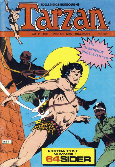 Cover for Tarzan (Atlantic Forlag, 1977 series) #11/1988