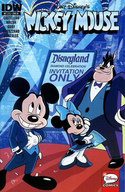 Cover for Mickey Mouse (IDW, 2015 series) #1 / 310 [Retailer Incentive Cover]