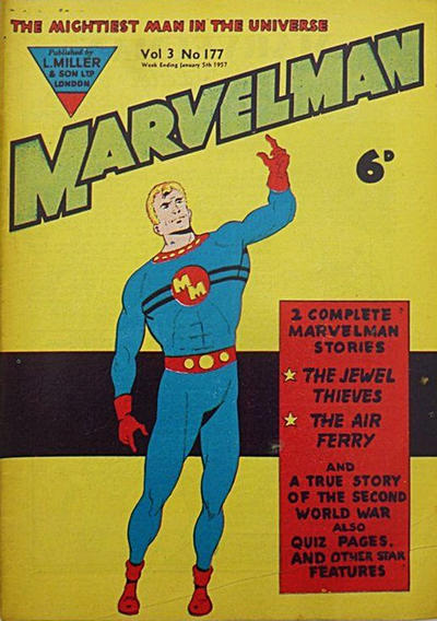 Cover for Marvelman (L. Miller & Son, 1954 series) #177