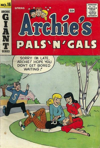Cover for Archie's Pals 'n' Gals (Archie, 1952 series) #16 [Canadian]