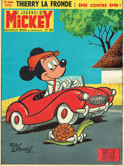 Cover for Le Journal de Mickey (Hachette, 1952 series) #687
