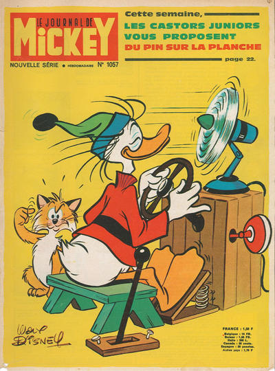 Cover for Le Journal de Mickey (Hachette, 1952 series) #1057