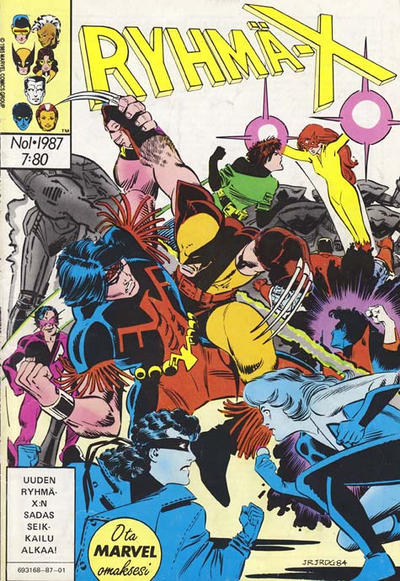 Cover for Ryhmä-X (Semic, 1984 series) #1/1987