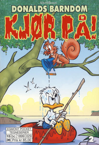 Cover for Donalds barndom (Hjemmet / Egmont, 2015 series) #2 - Kjør på!