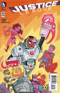 Cover Thumbnail for Justice League (DC, 2011 series) #42 [Teen Titans Go! Cover]