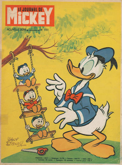 Cover for Le Journal de Mickey (Hachette, 1952 series) #1101