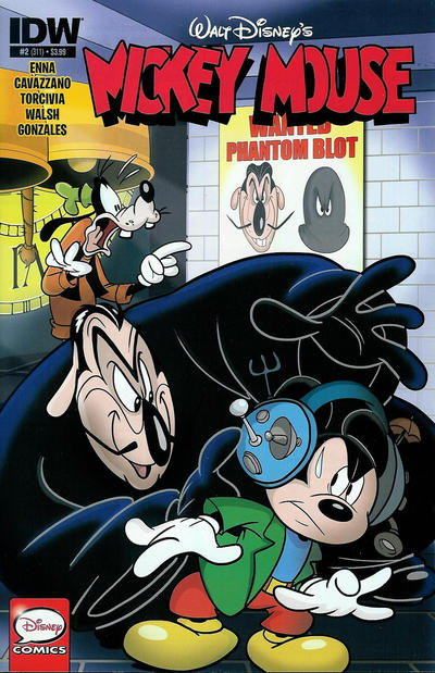Cover for Mickey Mouse (IDW, 2015 series) #2 / 311
