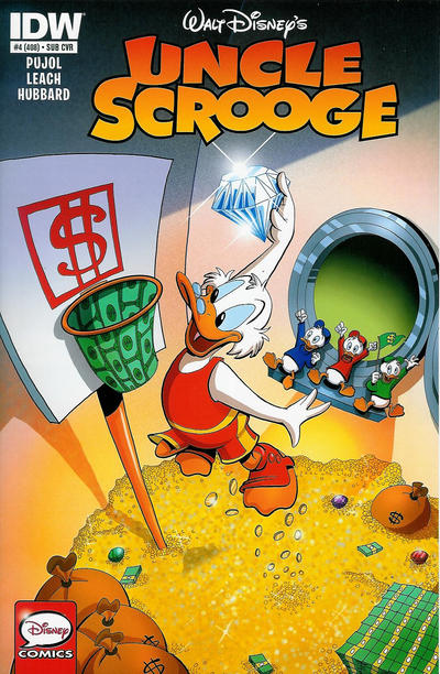 Cover for Uncle Scrooge (IDW, 2015 series) #4 / 408 [Subscription cover variant]
