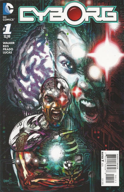 Cover for Cyborg (DC, 2015 series) #1 [Tony Harris Cover]