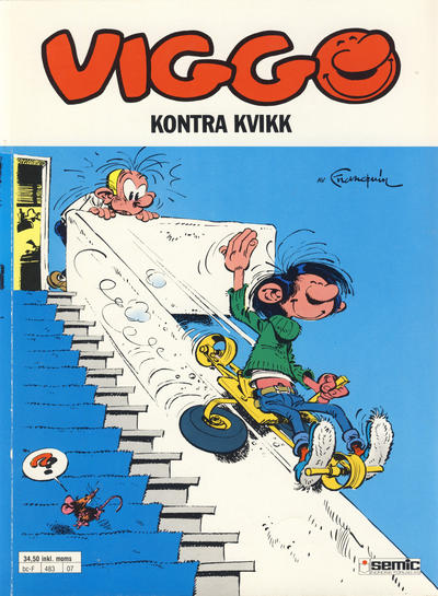 Cover for Viggo (Semic, 1986 series) #7 - Viggo kontra Kvikk [3. opplag]