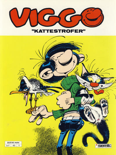 Cover for Viggo (Semic, 1986 series) #11 - Kattestrofer [3. opplag]