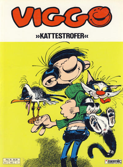 Cover for Viggo (Semic, 1986 series) #11 - Kattestrofer [4. opplag]