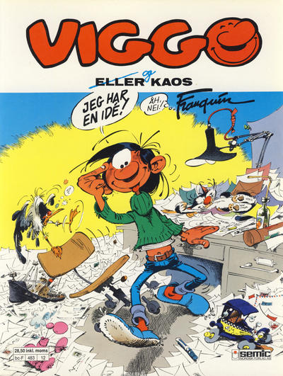Cover for Viggo (Semic, 1986 series) #12 - Viggo eller og kaos [3. opplag]
