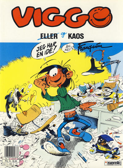 Cover for Viggo (Semic, 1986 series) #12 - Viggo eller og kaos [4. opplag]