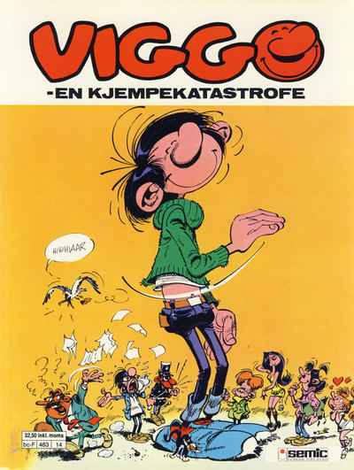 Cover for Viggo (Semic, 1986 series) #14 - Viggo - en kjempekatastrofe [3. opplag]