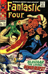 Cover for Fantastic Four (Marvel, 1961 series) #63 [British]