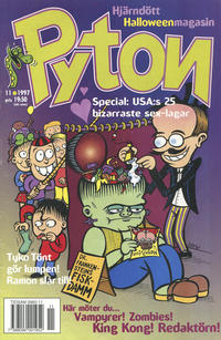 Cover Thumbnail for Pyton (Atlantic Förlags AB, 1990 series) #11/1997