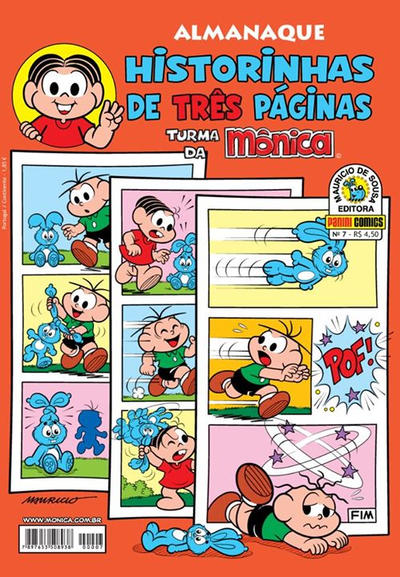 Cover for Almanaque Historinhas de Três Páginas (Panini Brasil, 2008 series) #7