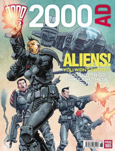Cover for 2000 AD (Rebellion, 2001 series) #1885