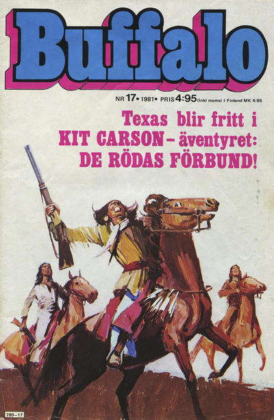 Cover for Buffalo Bill / Buffalo [delas] (Semic, 1965 series) #17/1981