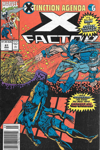Cover for X-Factor (Marvel, 1986 series) #61 [Australian]