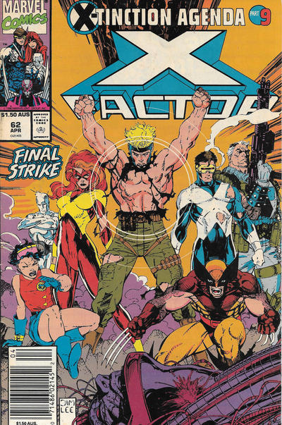 Cover for X-Factor (Marvel, 1986 series) #62 [Australian]