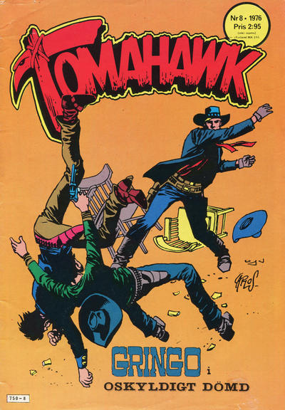 Cover for Tomahawk (Semic, 1976 series) #8/1976
