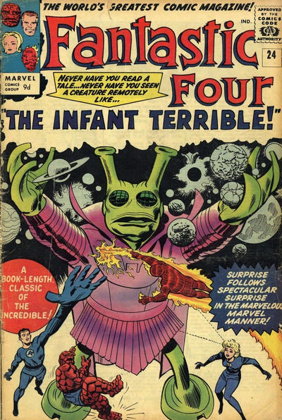 Cover for Fantastic Four (Marvel, 1961 series) #24 [British]