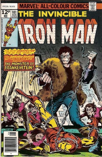 Cover for Iron Man (Marvel, 1968 series) #101 [British]