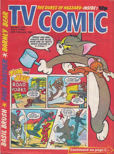Cover for TV Comic (Polystyle Publications, 1951 series) #1522