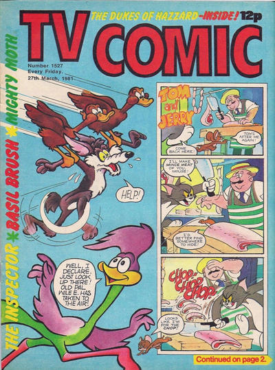 Cover for TV Comic (Polystyle Publications, 1951 series) #1527