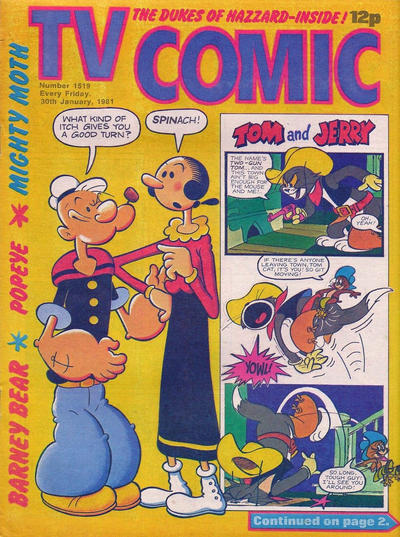 Cover for TV Comic (Polystyle Publications, 1951 series) #1519