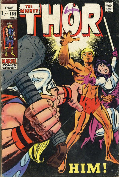 Cover for Thor (Marvel, 1966 series) #165 [British]