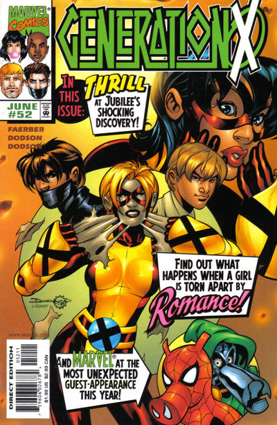 Cover for Generation X (Marvel, 1994 series) #52 [Direct Edition]